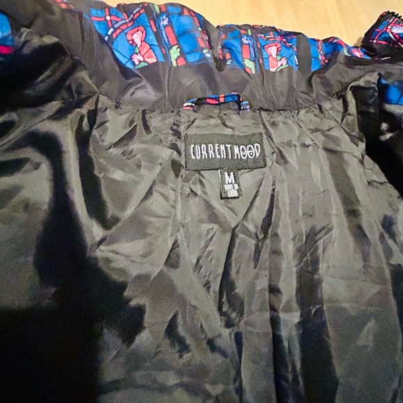 Current Mood Dolls Kill Stained Glass Puffer Jacket- Medium- Excellent Condition - Picture 6 of 11